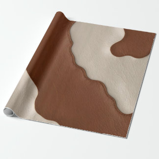 Papel De Presente Popular Luxury Elegant Faux Cow Leather Collection