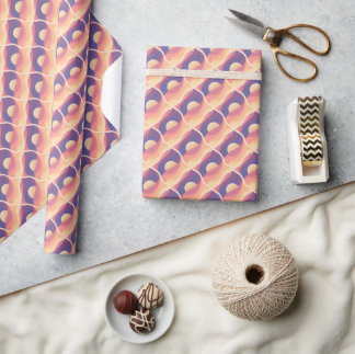 Papel De Presente Pôr do Sol Boho