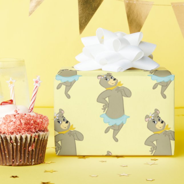 Papel De Presente Porco do Urso Cindy (Festa de aniversário)