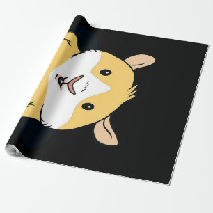 Papel De Presente Porco-guineal   Presentes Amarelos De Gato De Suí