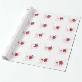 Papel De Presente Porquinho de Festa