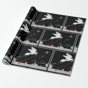 Papel De Presente Porta Branca Espalhando Paz Na Terra