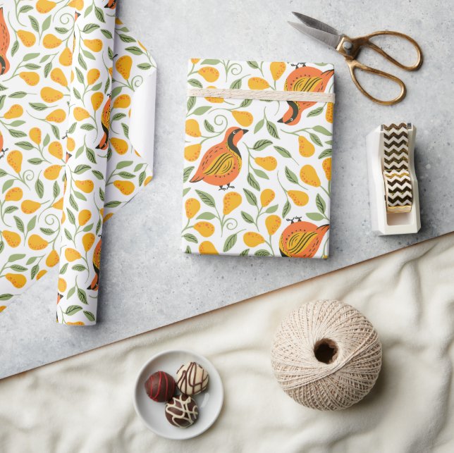 Papel De Presente Pórticos de Natal sem descontinuidades (Artesanato)