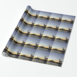Papel De Presente porto de hamburg