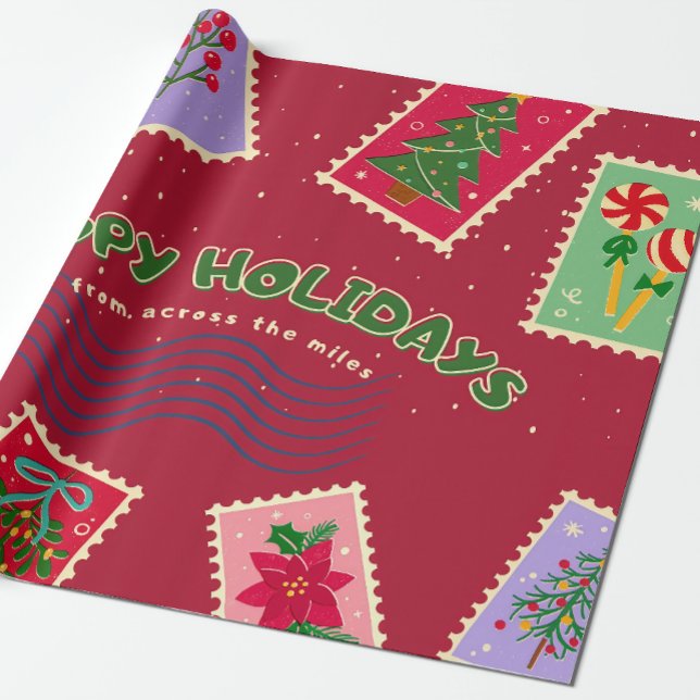 Papel De Presente Postage christmas (Criador carregado)