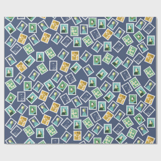 Papel De Presente Postal Worker Wrapping Paper