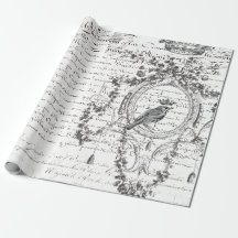 Poster de Decoupage do roteiro do pássaro