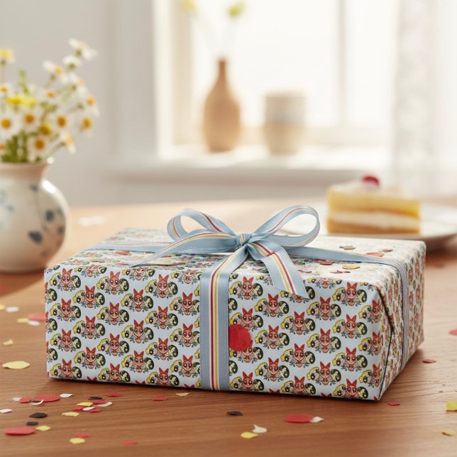 Papel De Presente powerpuff girls Wrapping Paper (Criador carregado)