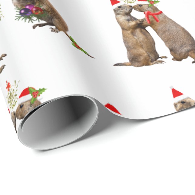 Papel De Presente Prairie Christmas Wrapping Paper (Papel de moldage (Ponta do rolo)