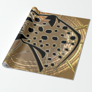 Papel De Presente Prata brilhante do metallizer e cheatha de vidro