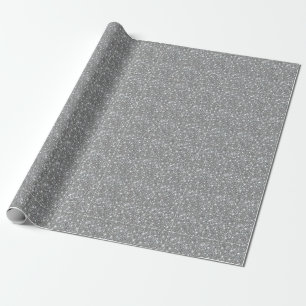 Papel De Presente Prata vibrante brilhante