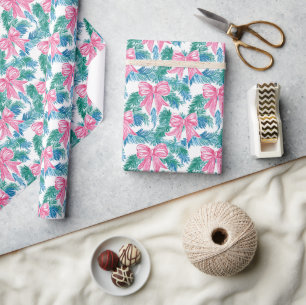 Papel De Presente Pré-disquetes, Arcos cor-de-rosa e Natal da Garlan