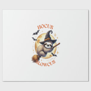 Papel De Presente Preguiça Bruxa Lentus Hocus