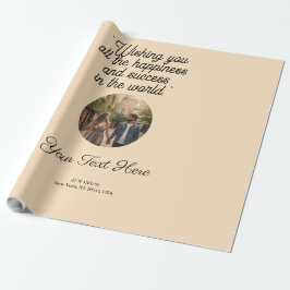Papel de Presente Premium de Uma Cor - Papel Sólid