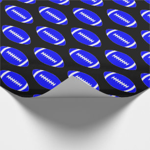 Papel De Presente Presente Azul de Futebol ou Jogador