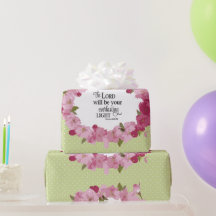 Presente bonito das Flores Cristãs Rosa