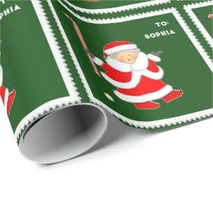 Papel De Presente Presente Criativo de Férias de Hockey