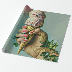 Papel De Presente presente de amante de sorvete