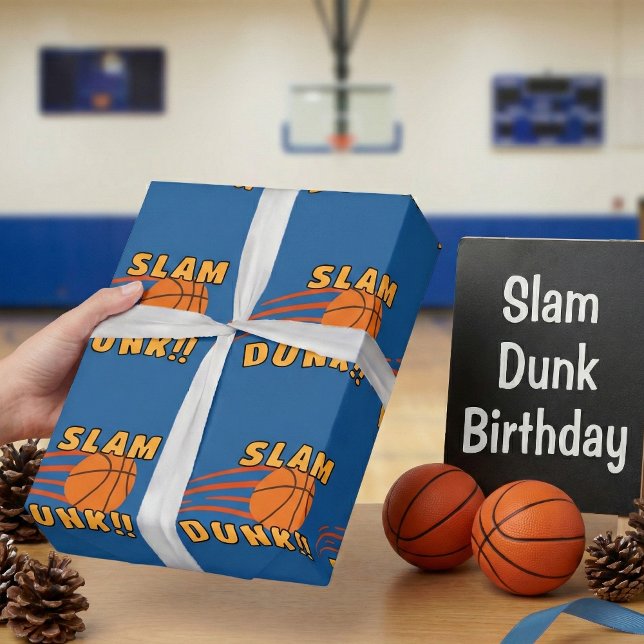 Papel De Presente Presente de Aniversário de criança de Slam Dunk Az (Criador carregado)