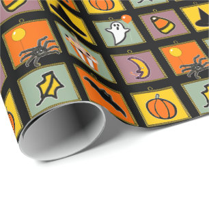 Papel De Presente Presente de Aniversário de Halloween