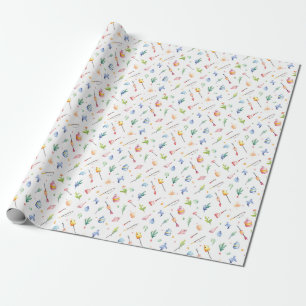 Papel De Presente Presente de aniversário   Eu Adoro Pescar