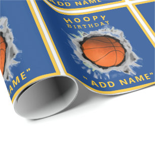 Papel De Presente Presente de Aniversário para Basquete Criativo