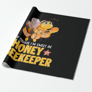 Papel De Presente Presente de apicultor Sou Doce Como Apicultora D