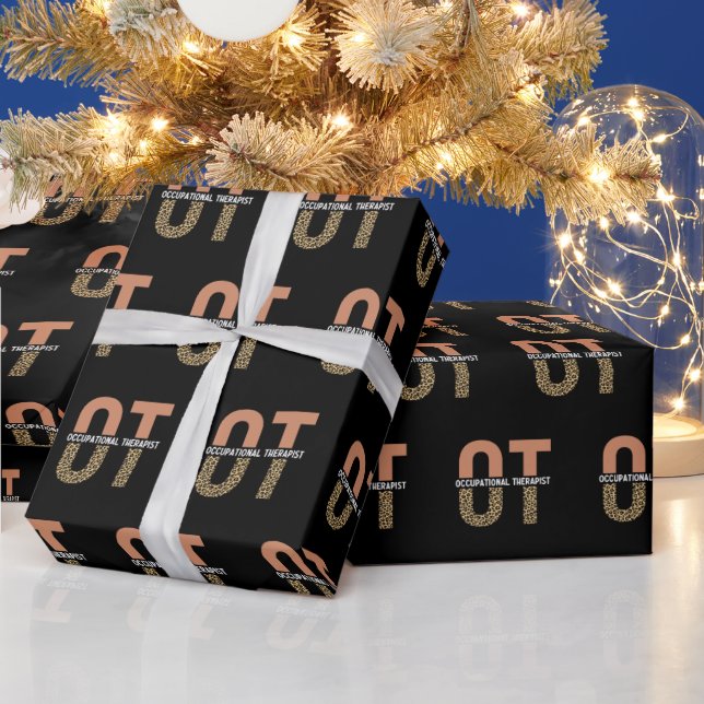 Papel De Presente Presente de Apreciação OT Terapista Ocupacional (Feriados)