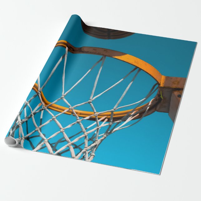Papel De Presente Presente de basquete incrível (Desenrolado)
