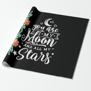 Papel De Presente Presente de Casamento   Você É Minha Lua E Todas