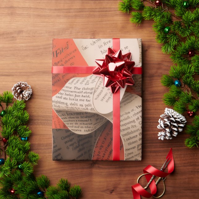 Papel De Presente Presente de Colagem de Fotos Personalizado | Memór (Presente de Natal)
