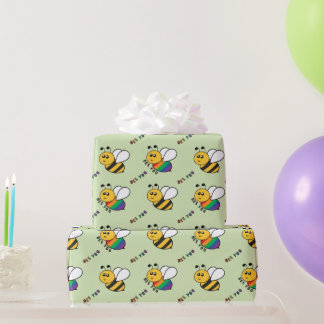 Papel De Presente Presente de Conscientização do Autismo ASD Abelha