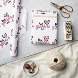 Papel De Presente Presente de Dia das Mães e Aniversário 'Melhor Avó