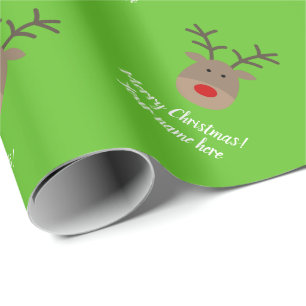 Papel De Presente Presente de época natalícia bonito do Natal dos
