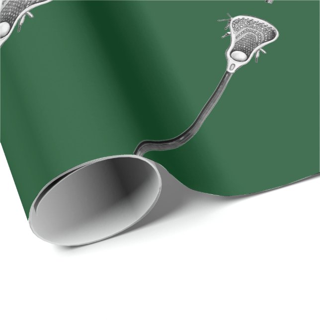 Papel De Presente Presente de Esportes de Lacrosse (Ponta do rolo)