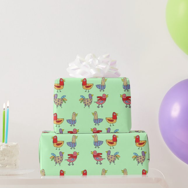 Papel De Presente Presente de fazenda (Presentes para festas)