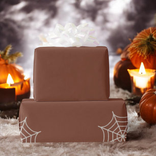 Papel De Presente Presente de Feriado de Aranha Castanha Spooky