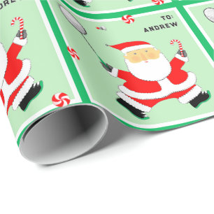 Papel De Presente Presente de Feriado de Badminton