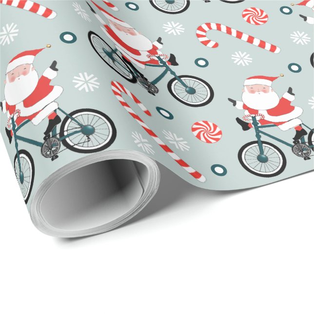 Papel De Presente Presente de Férias de Ciclismo para Ciclista (Ponta do rolo)
