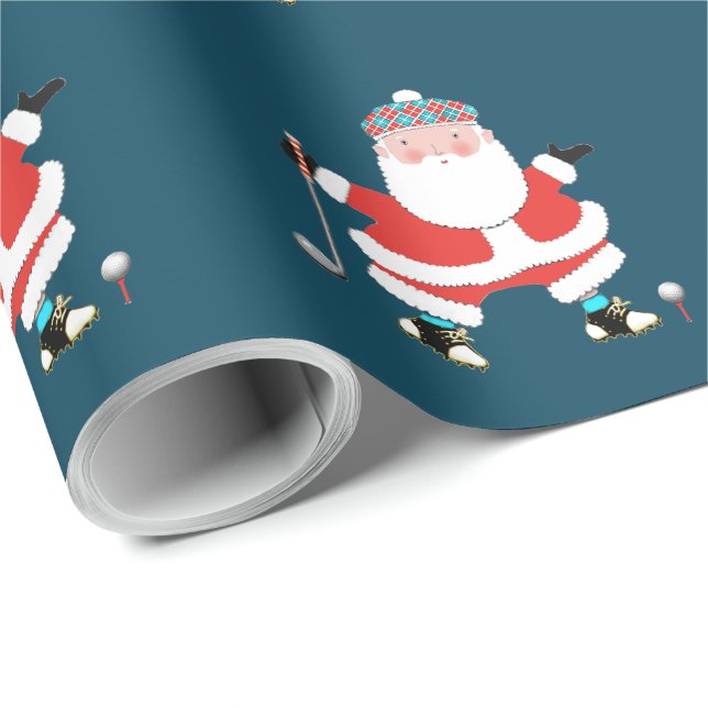 Papel De Presente Presente de Férias de Golfe (Ponta do rolo)