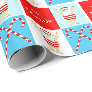 Papel De Presente Presente de Férias de Natação Personalizado para N