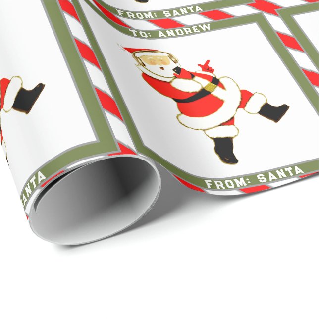 Papel De Presente Presente de Férias de Natal para Adolescente (Ponta do rolo)