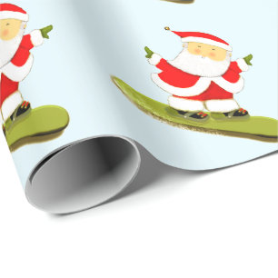 Papel De Presente Presente de Férias de Snowboarding Snowboarder