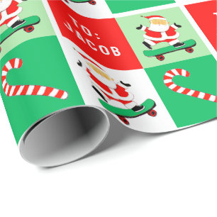 Papel De Presente Presente de Férias para Skatista