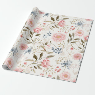 Papel De Presente Presente de Flores Silvestres de Meadowcore Cottag