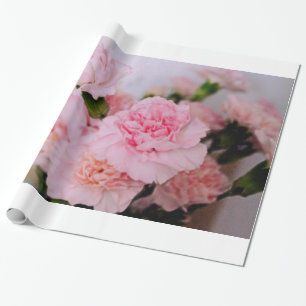 Papel De Presente Presente de fotografia de lindas flores de cravo r