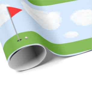 Papel De Presente Presente de Golfe