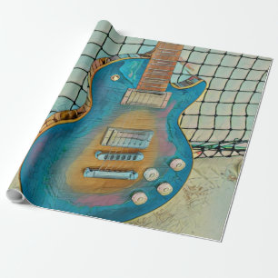 Papel De Presente Presente de guitarrista acústico