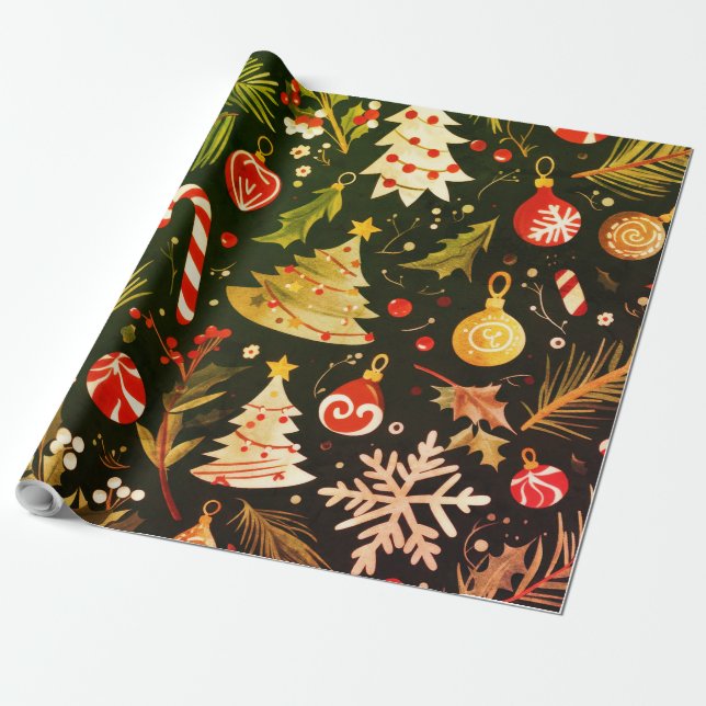 Papel De Presente presente de Natal (Desenrolado)