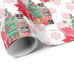 Papel De Presente Presente de Natal Classic Nutcracker & Princess
